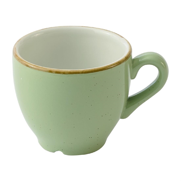 Churchill Stonecast Sage Green Cafe Espresso Cup - 103ml (Pack 12) (Direct)