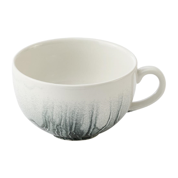 Churchill Tide Black Cafe Cappuccino Cup - 355ml (Pack 12) (Direct)