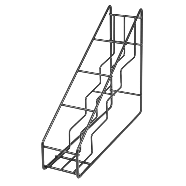 Olympia Syrup Bottle Stand Black Wire - 400x105x320mm