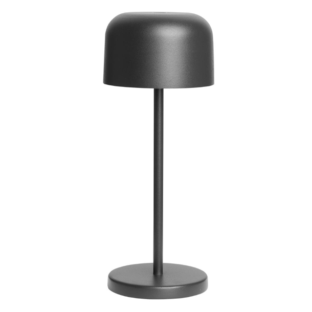 Olympia Siena Table Lamp Round Dome Black - 200mm