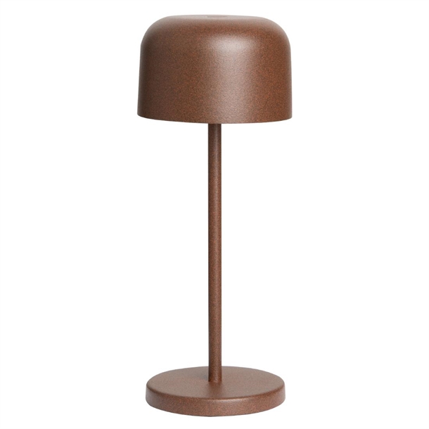 Olympia Siena Table Lamp Round Dome Chestnut - 200mm