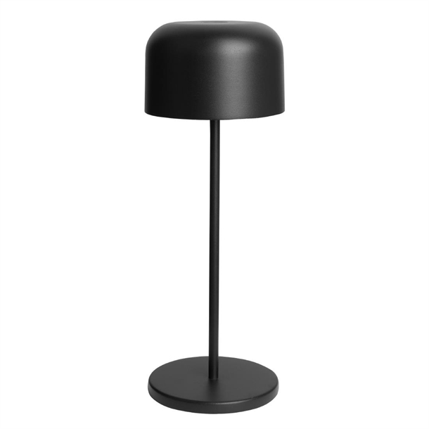 Olympia Siena Tischleuchte Runder Schirm Schwarz 300mm