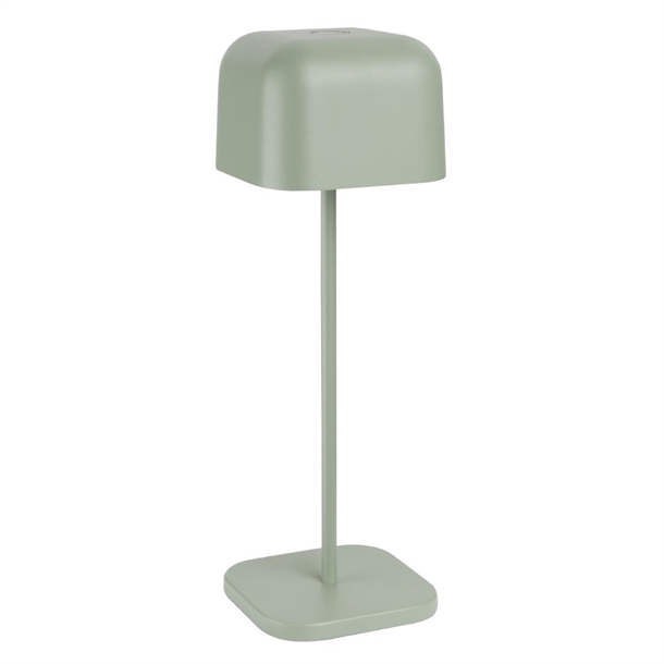 Olympia Lucca Table Lamp Squared Dome Sage - 300mm