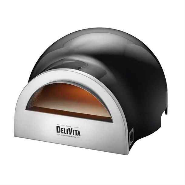 DeliVita Dual Fuel Gas Oven Very Black (Direct)