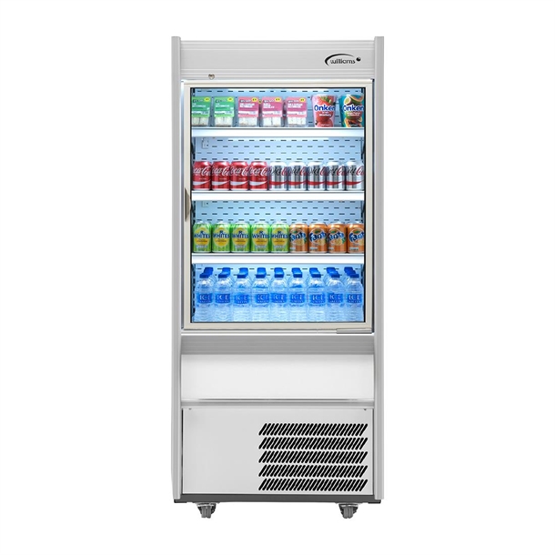 Williams Slimline Gem Multideck White w/Hinged Front Door R70-WCD-HFD (B2B)