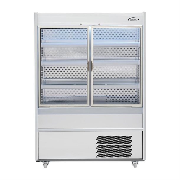 Williams Slimline Gem Multideck White w/Hinged Front Door R125-WCD-HFD (B2B)