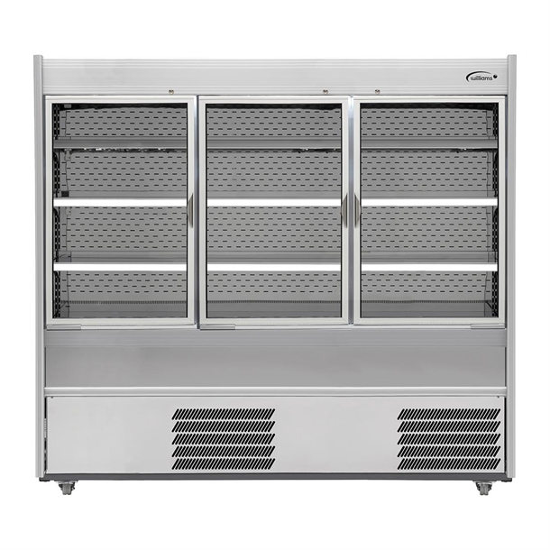 Williams Slimline Gem Multideck White w/Hinged Front Door R180-WCD-HFD (B2B)