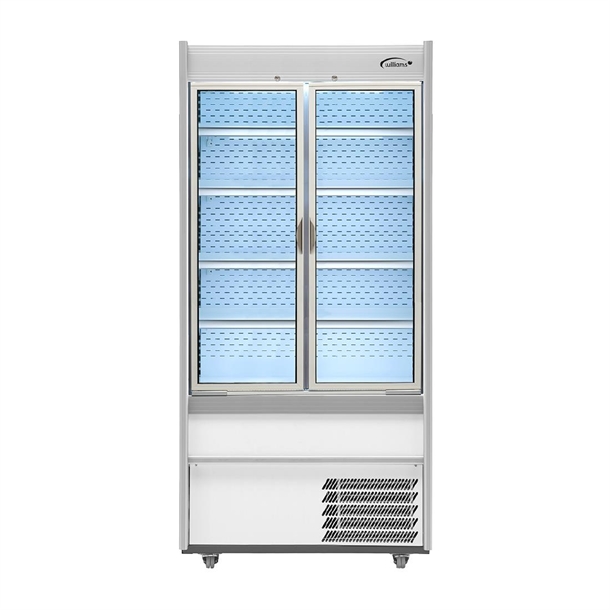 Williams M-Series Gem Multideck White w/Hinged Front Door M100-WCD-HFD (B2B)