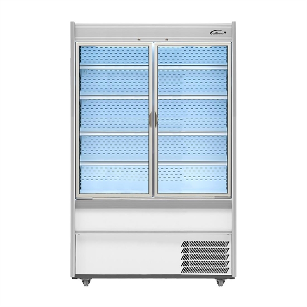 Williams M-Series Gem Multideck White w/Hinged Front Door M125-WCD-HFD (B2B)