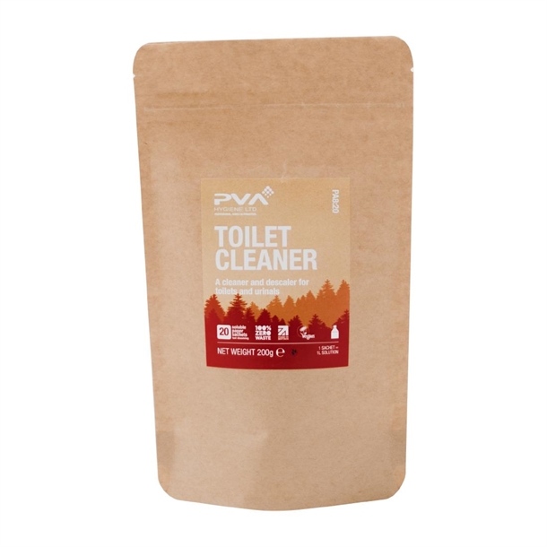 PVA Hygiene Water Soluble Paper Sachets Toilet Cleaner (Pack 20)