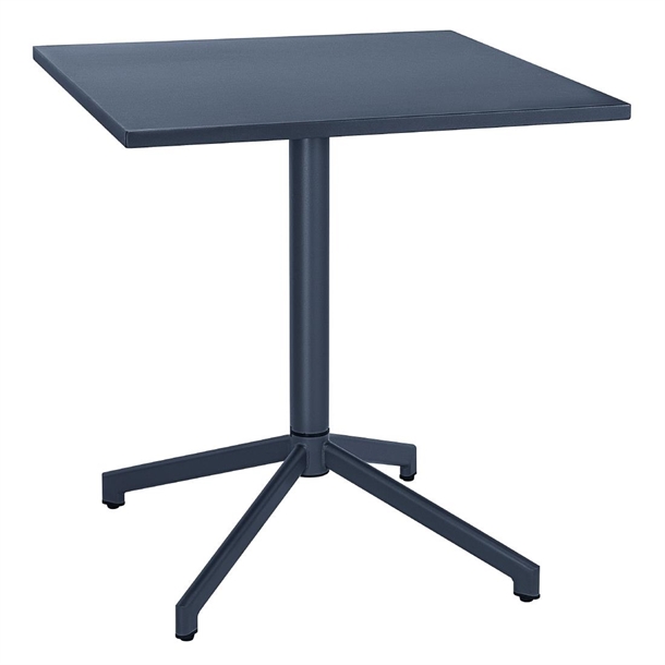 Bolero Porto Folding Table Slate Blue 700x750mm - HZ375 - Nisbets
