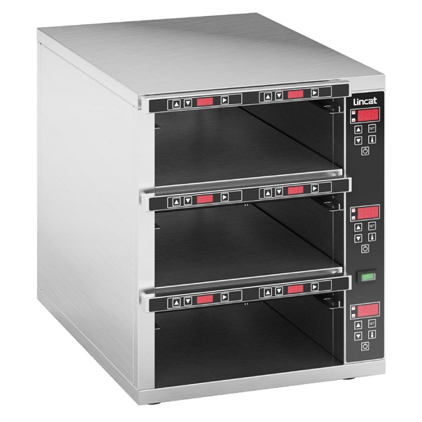 Lincat Panther Hot Hold Bins 3xGN1/1 Capacity 2.7kW with Timers (B2B)