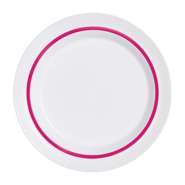 Arcoroc Autonomy Red Plate - 230mm (Pack 12) (B2B)