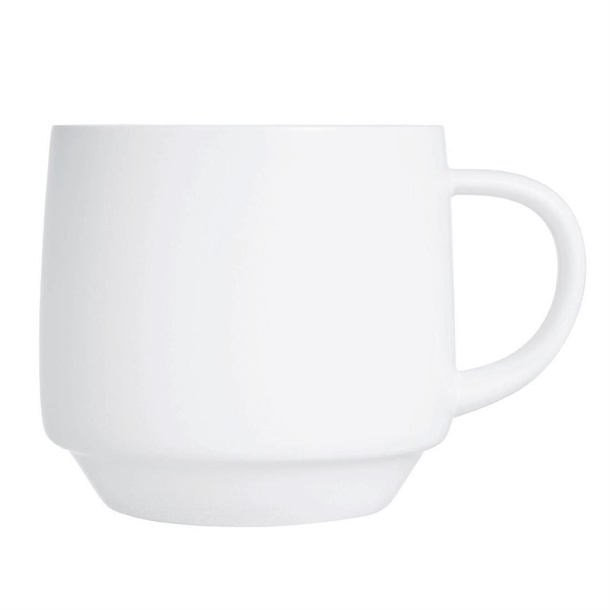 Arcoroc Intensity White Baril Cup - 250ml (Pack 24) (B2B)