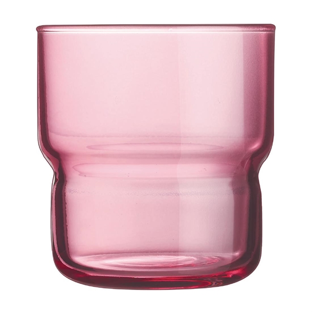 Arcoroc Log Brush Cherry Tumbler - 220ml (Pack 48) (B2B)