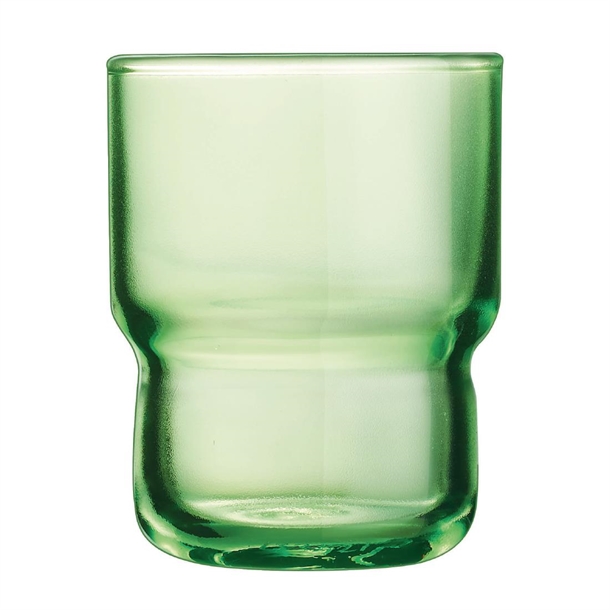Arcoroc Log Brush Green Tumbler - 160ml (Pack 48) (B2B)