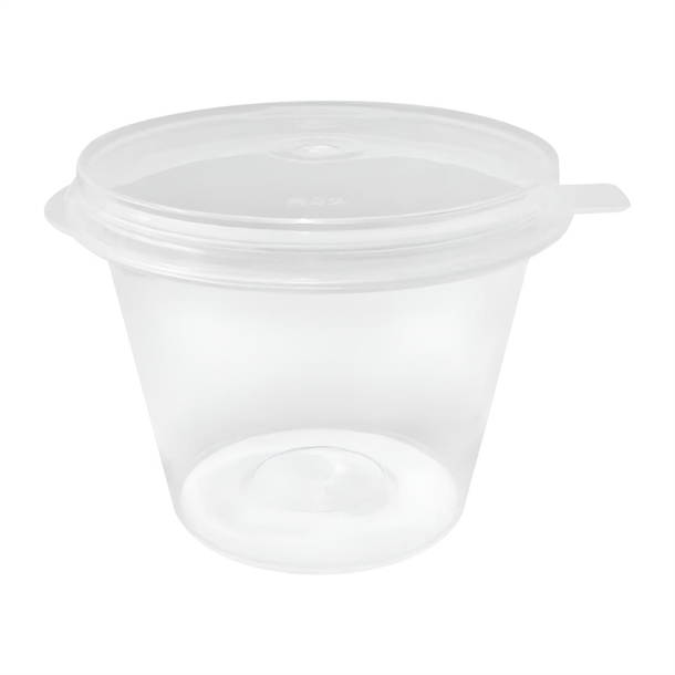 Fiesta Recyclable Portion Pot with Lid - 50ml (Pack 50)