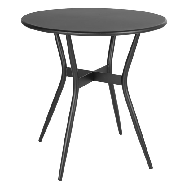 Bolero Santiago Outdoor Table Black - 700mm