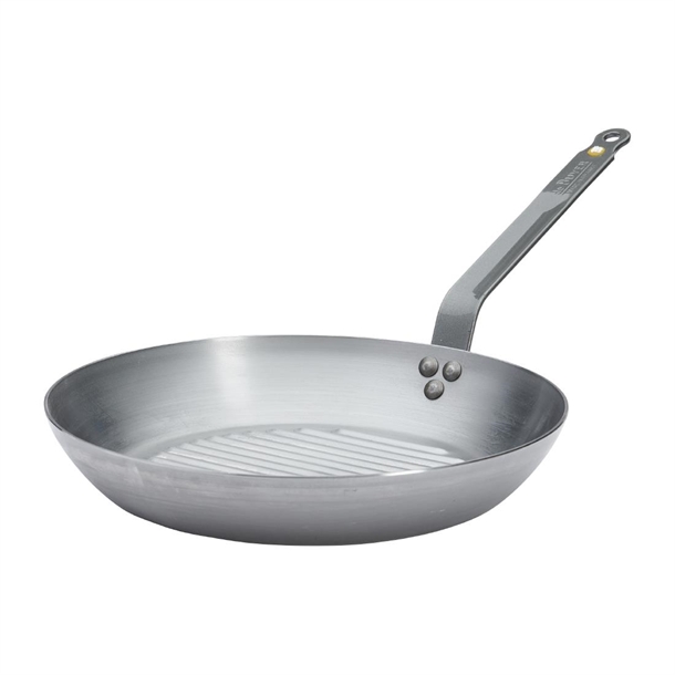 De Buyer Mineral B Round Grill Pan - 320mm