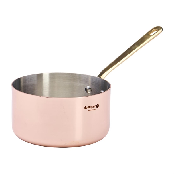 De Buyer Saucepan Inocuivre Brass Handle - 160mm (B2B)
