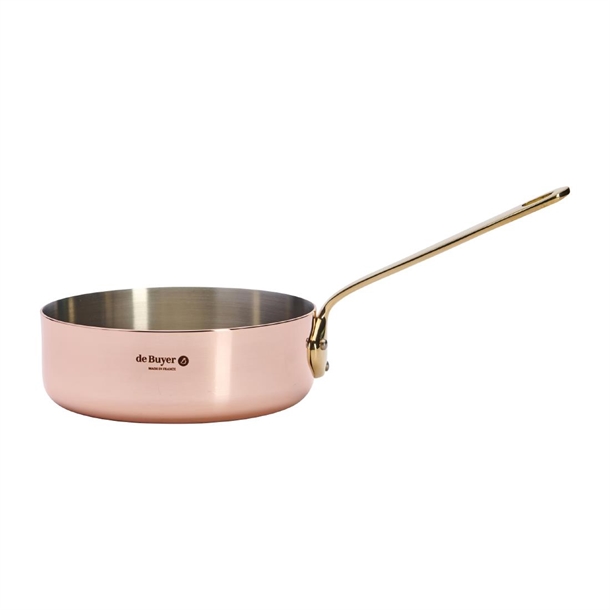 De Buyer Inocuivre Brass Saute-Pan Without Lid - 160mm (B2B)