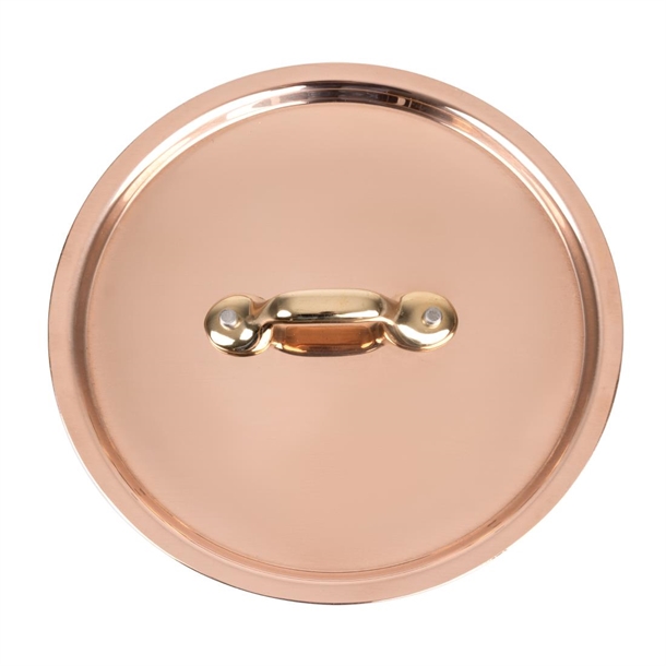 De Buyer Lid Inocuivre Brass Andles - 140mm (B2B)