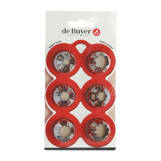 De Buyer Set Star 6 Tritan Nozzles