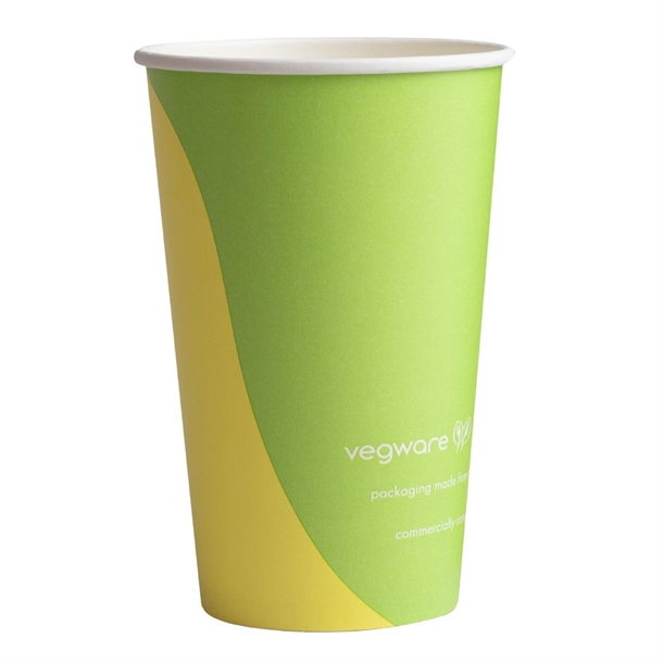 Vegware Paper Cold Cup 89-Series - 400ml 16oz (Box 1000)