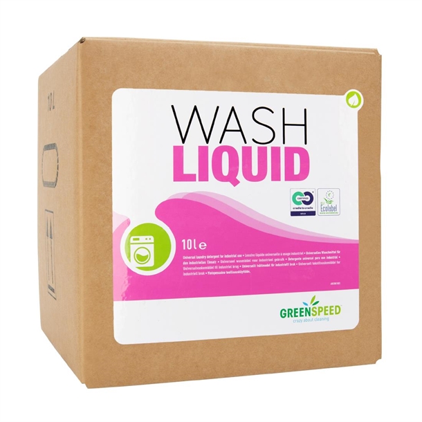 Greenspeed Wash Liquid Laundry Detergent Bag-in-Box - 10Ltr