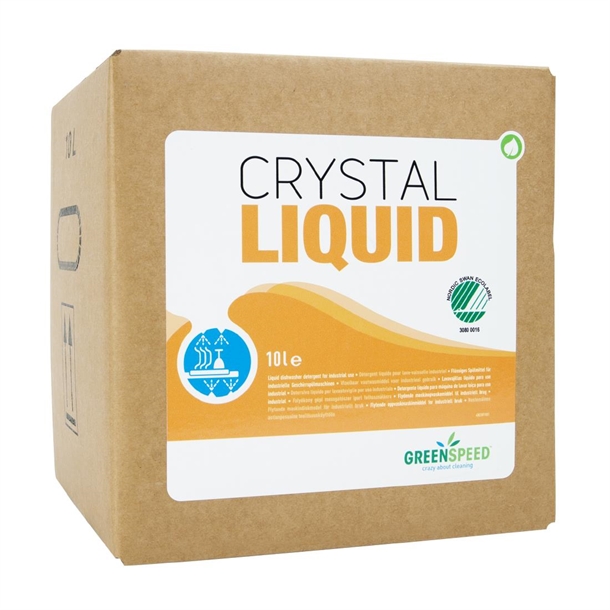 Greenspeed Crystal Liquid Dishwash Detergent Bag-in-Box - 10Ltr