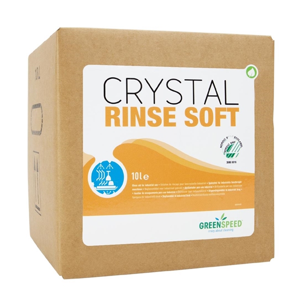 Greenspeed Crystal Rinse Soft Dishwash Rinse Aid Bag-in-Box - 10Ltr