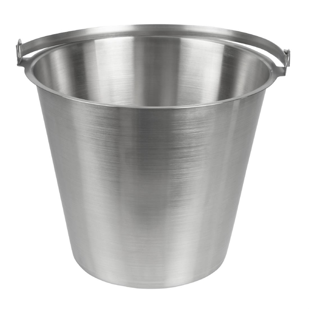 Seau Essoreur Jantex Galvanisé - 13L - Acier Robust - Pour Nettoyage Maison & Pro