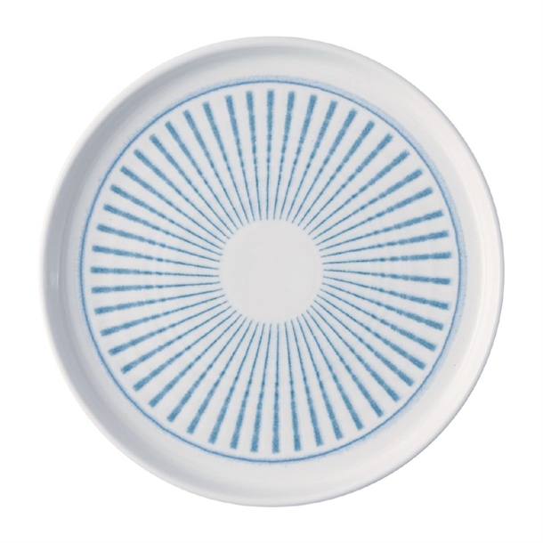 Era Blue Walled Plate - 209mm (Pack 6) (B2B)