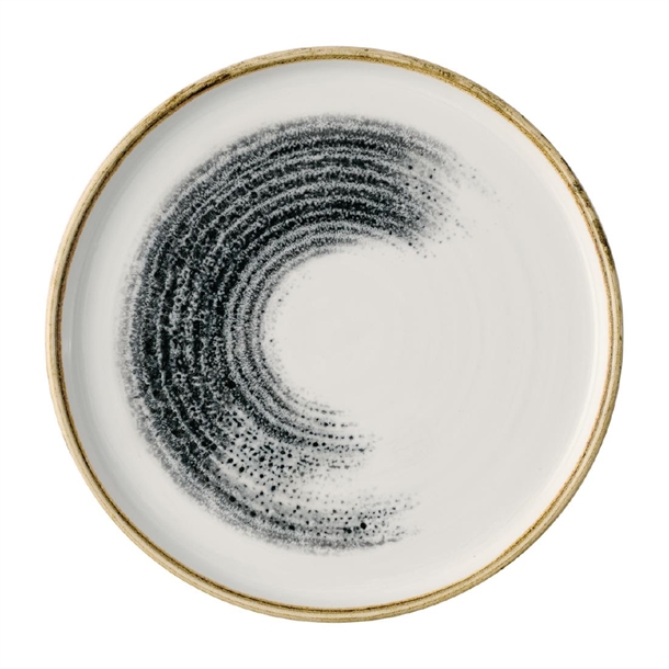 Homespun Accents Black Oblong Plate - 206mm (Pack 6) (B2B)