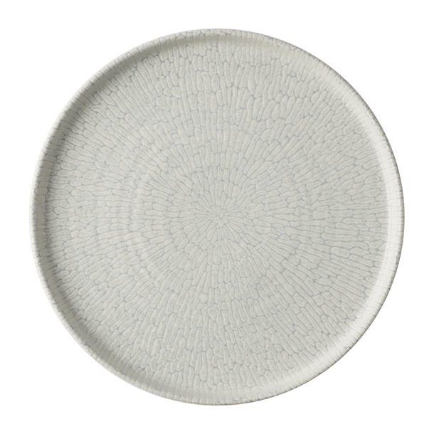 Delta Grey Walled Plate - 257mm (Pack 6) (B2B)