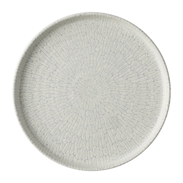 Delta Grey Walled Plate - 206mm (Pack 6) (B2B)