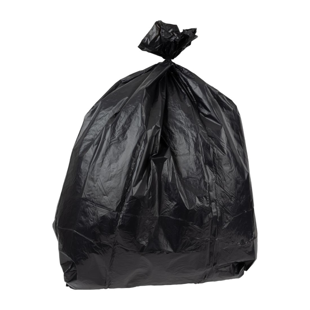 Jantex Medium Duty Bin Bag Black - 90Ltr (Pack 100)