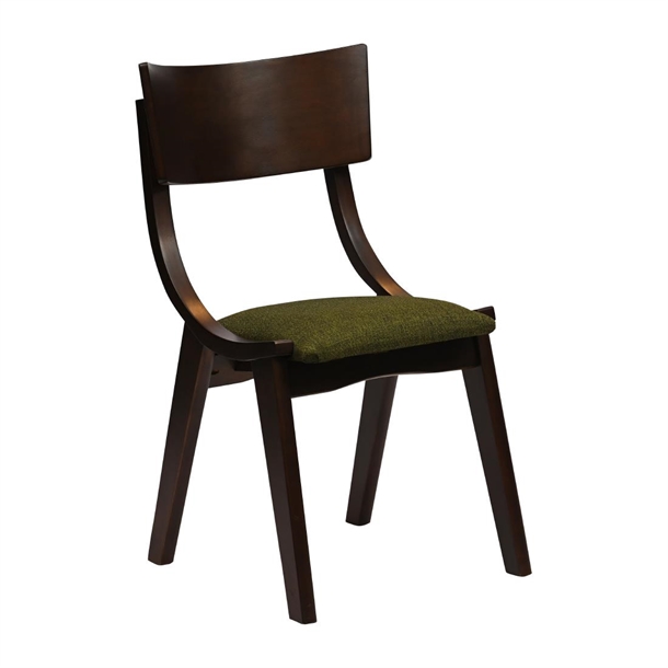 Chelsea Dining Chair in Dark Walnut with Shetland Forest Seat (Pack 6) (B2B)