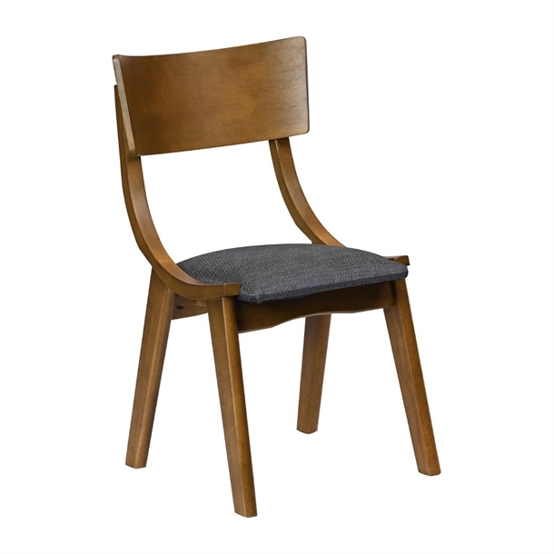 Chelsea Dining Chair in Weathered Oak with Shetland Sea Seat (Pack 6) (B2B)