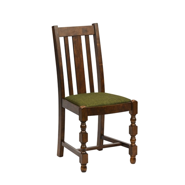 Thame Traditional Dining Chair Vintage Shetland Forest Seat (Pack 6) (B2B)