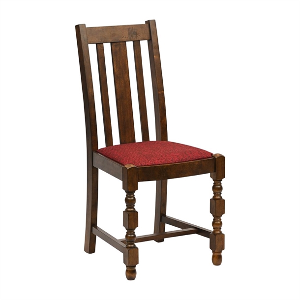 Thame Traditional Dining Chair Vintage Shetland Scarlett Seat (Pack 6) (B2B)