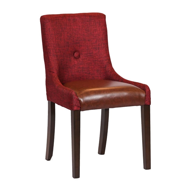Bath Dining Chair Dark Walnut Shetland Scarlett Bison Espresso (Pack 6) (Direct)