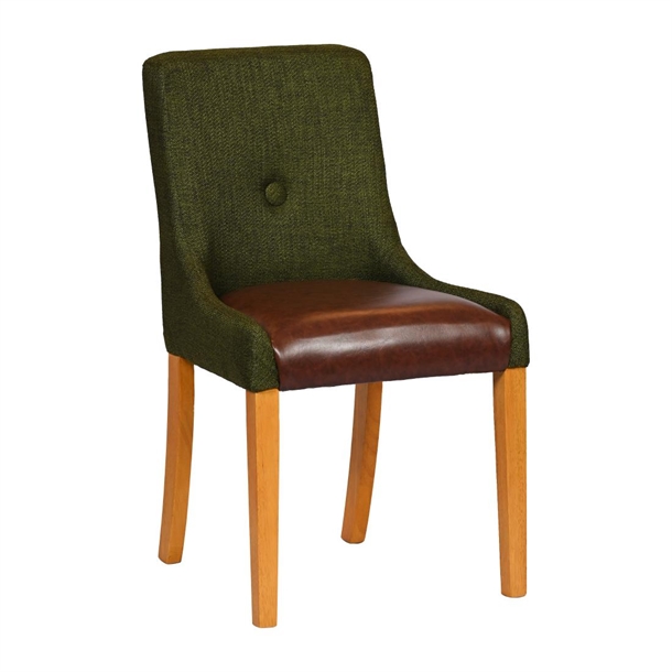 Bath Dining Chair Soft Oak Shetland Forest Bison Espresso (Pack 6) (Direct)