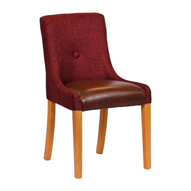 Bath Dining Chair Soft Oak Shetland Scarlett Bison Espresso (Pack 6) (Direct)