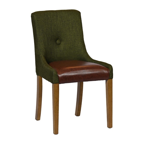 Bath Dining Chair Weathered Oak Shetland Forest Bison Espresso (Pack 6) (Direct)