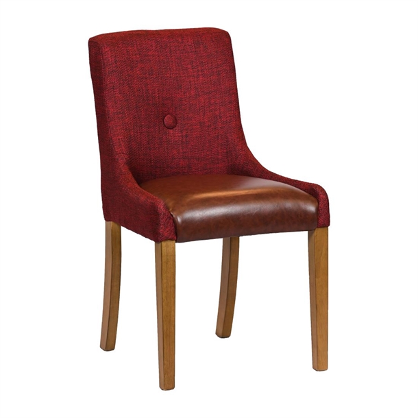 Bath Dining Chair Weathered Oak Shetland Scarlett Espresso (Pack 6) (Direct)