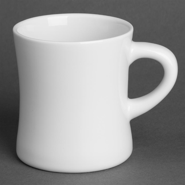 Olympia Whiteware Hollow Mug 300ml (Box 6)