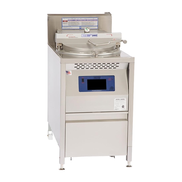 Broaster Vizu Electric Pressure Fryer 2400 Smart Touch Controller 15kW (Direct)