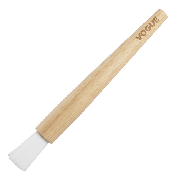 Vogue Wooden Handle Round Pastry Brush - 25mm