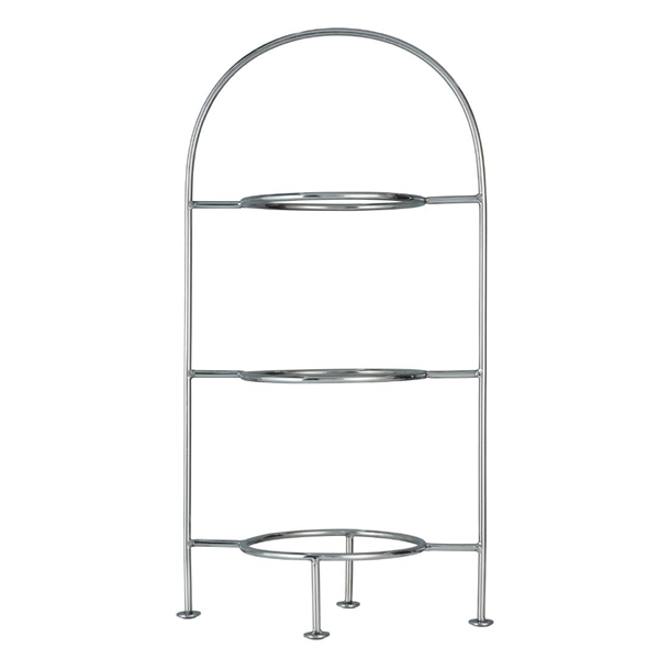 Artis 3-Tier Cake Stand Chrome - 275cm (Pack 2) (B2B)